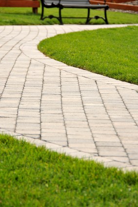 Brighton Walkway construction by Rockstone LLC